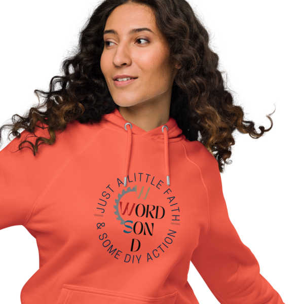WWS - Unisex Eco Raglan Hoodie - Round - Image 4