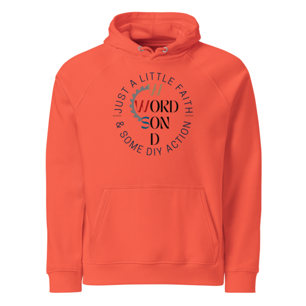 WWS - Unisex Eco Raglan Hoodie - Round - Image 3